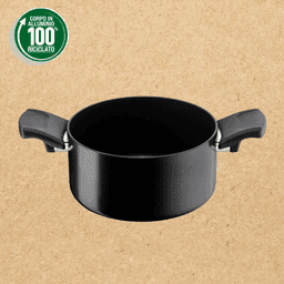 Lagostina Pratola Alta 2 Handles for Induction, Grey, 22 cm, Steel 18/10