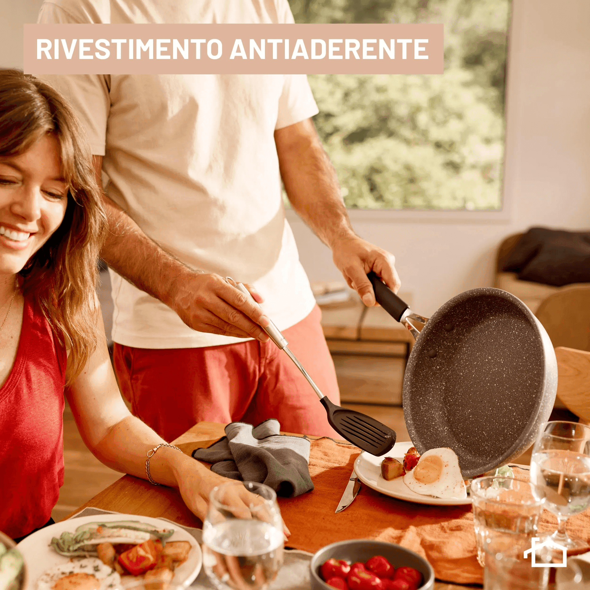 Lagostina Wok Anti-adhésif en aluminium 28 cm, induction, gaz et Lagostina Wok Anti-adhésif en aluminium 28 cm, induction, gaz et